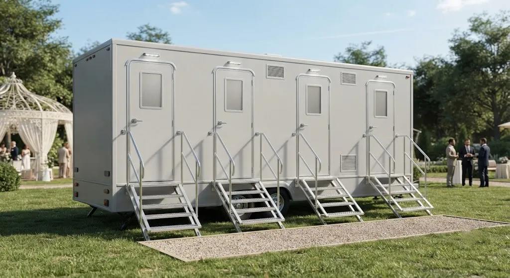 4 Stall Restroom Trailer in Seattle, WA