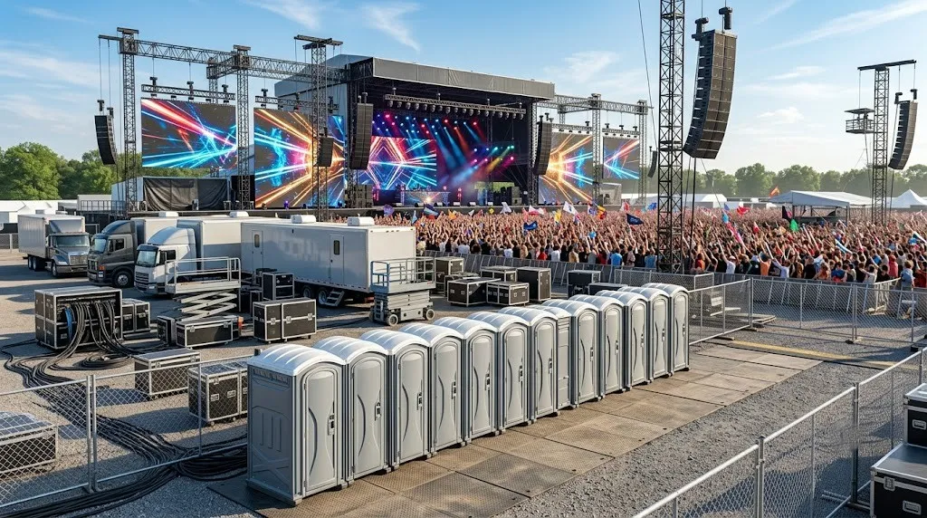 Concert Restroom Rental in Seattle, WA
